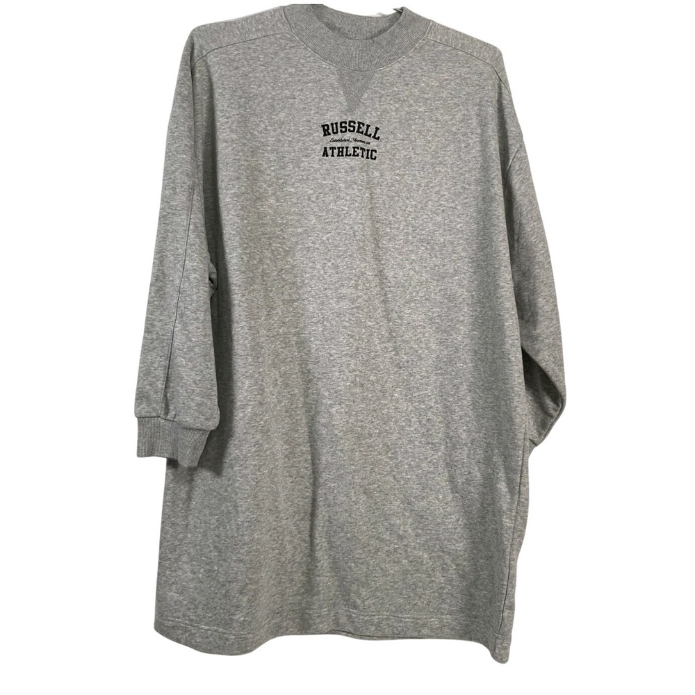 Russell Athletic Sweatshirt Mens Extra Large Gray Heather Crewneck UD57WSCXX